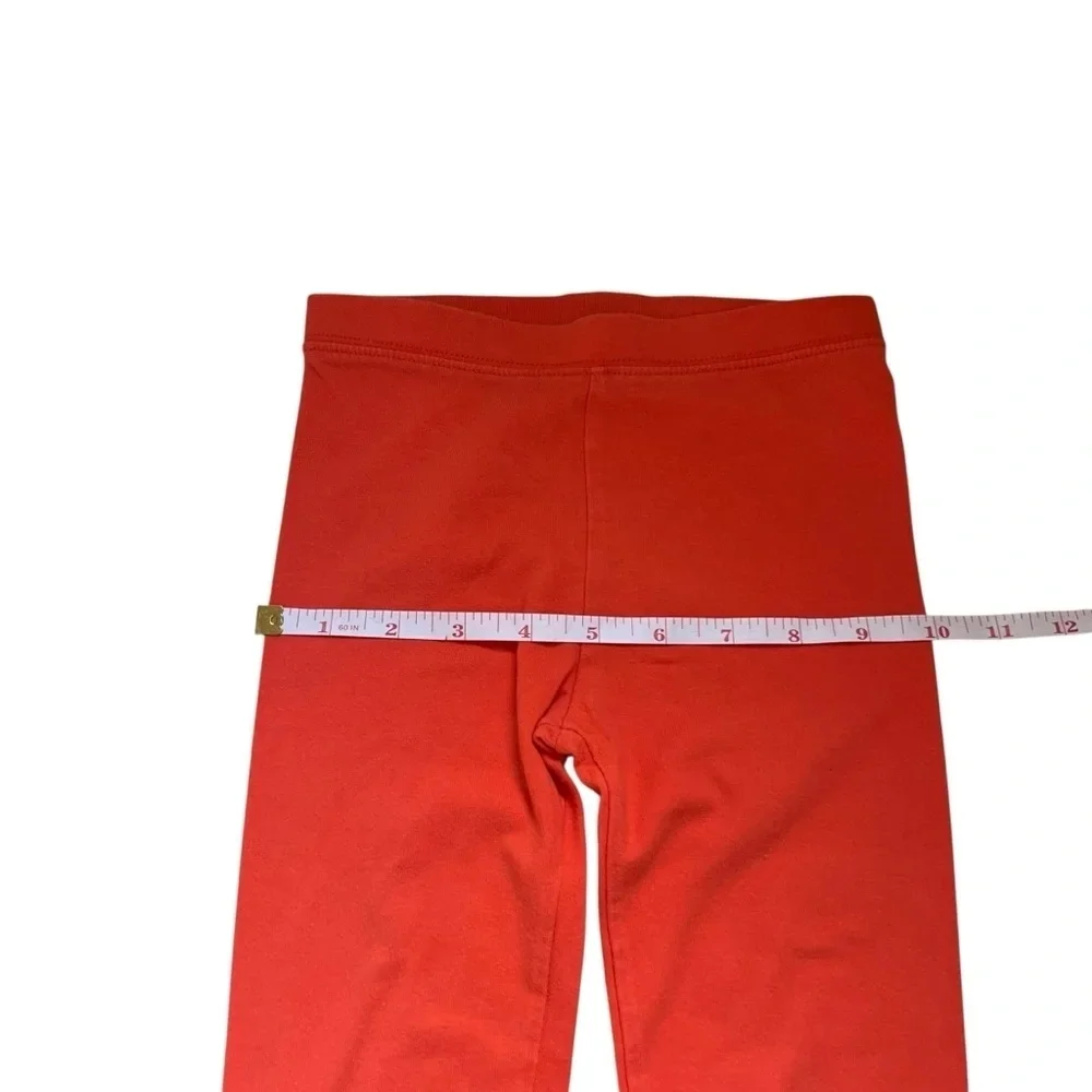 GAP Kids Girls Solid Orange Leggings-Size 4